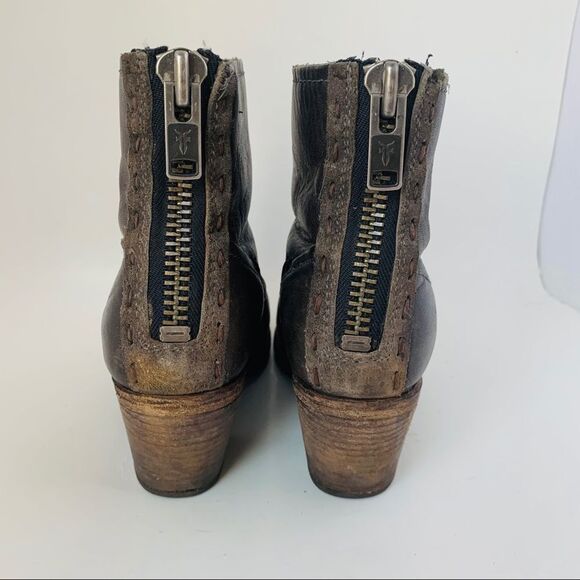 Frye Heeled Booties Sz 6.5 - Picture 4 of 10